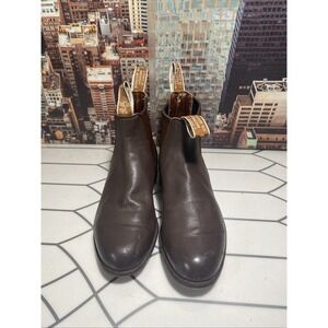 Women RM Williams Craftsman Brown Slip on Chelsea Ankle Boots Uk Size 3.5 G
